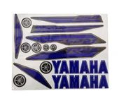Yamaha YZF R25 Sticker Seti Mavi Siyah - 1