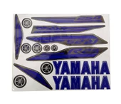 Yamaha YZF R25 Sticker Seti Mavi Siyah - 1