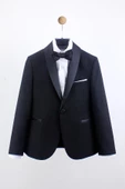 Erkek Çocuk Slimfit Smokin Takım Elbise - 1