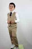 Erkek Çocuk Yelek Pantolon Takım - 1