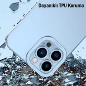 Zhltools Fashion Series iPhone 12 6.1inç Kılıf Renkli Kenar Lazer Çerçeveli Silikon Kılıf thumbnail 6