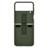 Samsung Z Flip 4 Yüzüklü Silikon Kılıf - Haki EF-PF721TGEGWW - 4