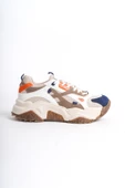Muca Lacivert Turuncu Sneaker Günlük Spor Ayakkabı - 4