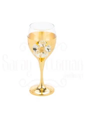 LOTUS ÇİÇEK KADEH ALTIN - 2