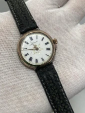 Constantinople Cylindre 10 Rubis 30mm 800 Ayar Gümüş Cep / Kol Saati 2. El - 4