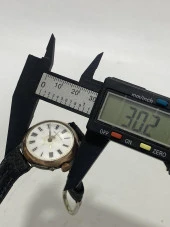 Constantinople Cylindre 10 Rubis 30mm 800 Ayar Gümüş Cep / Kol Saati 2. El - 10