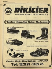 Ankara 1986 Meslek Reklam İlanı Efemera S43 thumbnail 2