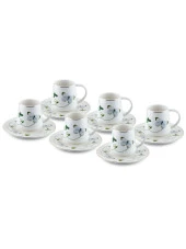 The Mia Butterfly Türk Kahvesi Fincan Takımı 6 Kişilik CUP0053 - 1