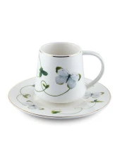 The Mia Butterfly Türk Kahvesi Fincan Takımı 6 Kişilik CUP0053 - 3