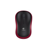 logitech M185 USB Alıcılı Kompakt Kablosuz Mouse - Kırmızı - 1