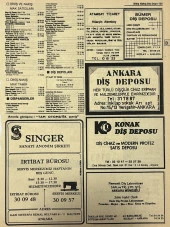 Ankara 1986 Meslek Reklam İlanı Efemera S125 thumbnail 1