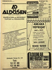 Ankara 1986 Meslek Reklam İlanı Efemera S277 thumbnail 2