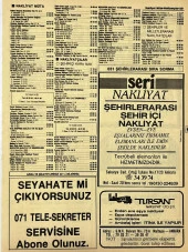 Ankara 1986 Meslek Reklam İlanı Efemera S321 thumbnail 1