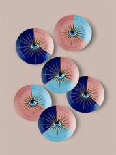 The Mia Eye Pasta Tabağı 6 Kişilik DNR0081 thumbnail 3