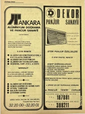 Ankara 1986 Meslek Reklam İlanı Efemera S369 thumbnail 2