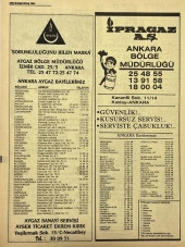 Ankara 1986 Meslek Reklam İlanı Efemera S397 thumbnail 2