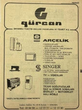 Ankara 1986 Meslek Reklam İlanı Efemera S407 thumbnail 1