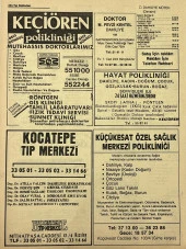 Ankara 1986 Meslek Reklam İlanı Efemera S443 thumbnail 2