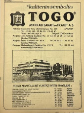 Ankara 1986 Meslek Reklam İlanı Efemera S463 thumbnail 2