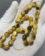 Doğal Kaya Damla Kehribar Tesbih 33lük 18,10 Gram thumbnail 2