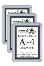 Tak Çıkar Rondo Çerçeve A4 21x30 cm 5 Adet Açılır Kapanır Çerçeve Aç Kapa Çerçeve A4 Afiş Çercevesi - 1