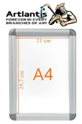 Tak Çıkar Rondo Çerçeve A4 21x30 cm 5 Adet Açılır Kapanır Çerçeve Aç Kapa Çerçeve A4 Afiş Çercevesi - 2