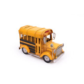 Dekoratif Metal Araba Okul Otobüsü 1510A-8278 Model-M68 - 1