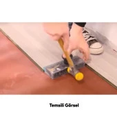 Zemin Parke Döşeme Takozu Beyaz 15 cm 7 cm Polyamid Laminant Parke Çakma Takozu - 6