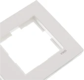 Viko Karre Tekli Çerçeve Beyaz 1 Adet Priz Çerçevesi thumbnail 2