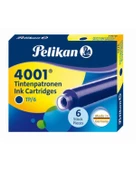Pelikan Tp6x Dolma Kalem Kartuşu Mavi - 1