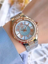 Ferro Çelik Kordonlu Gümüş/Rose Kararmaz Renk Atmaz 3 Atm  Özel Tasarım Kadın Kol Saati BFL21285-E thumbnail 1