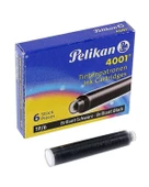 Pelikan Tp6x Dolma Kalem Kartuşu Siyah - 1