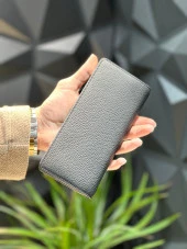 Telefon Bölmeli Unisex Hakiki Deri Telefon Hazneli Uzun Cüzdan Mıknatıslı Ve El Bantlı Cüzdan.MACONS - 1