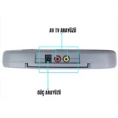 Cosmostech Süper 8 Bit Game Atari 2 Oyun Kolu 1 Tabanca Mario ve Onlarca Oyun Yüklü - 5