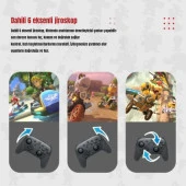 Nintendo Switch Splatoon 2 Pro Controller Kablosuz Oyun Kolu PC Uyumlu thumbnail 7