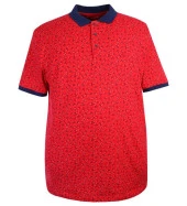 Erkek Büyük Beden 125 Kilo İçin Uygun Polo Yaka Likralı Pike Tişört - 1