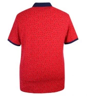 Erkek Büyük Beden 125 Kilo İçin Uygun Polo Yaka Likralı Pike Tişört - 7