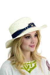 Kelebek armalı şerit hasır şapka 1430 thumbnail 9