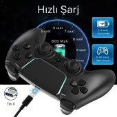 Cosmostech PLAYX PS4 ,PC , Android Tv , Tv Box Mobil Uyumlu Kablosuz Controller Gamepad Oyun Kolu Army Kamuflaj - 4