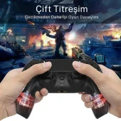 Cosmostech PLAYX PS4 ,PC , Android Tv , Tv Box Mobil Uyumlu Kablosuz Controller Gamepad Oyun Kolu Army Kamuflaj - 5