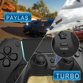 Cosmostech PLAYX PS4 ,PC , Android Tv , Tv Box Mobil Uyumlu Kablosuz Controller Gamepad Oyun Kolu Army Kamuflaj - 6