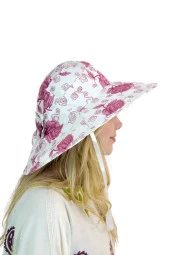 Çiçek Desenli Kadın Bermuda Şapka 1454 thumbnail 6