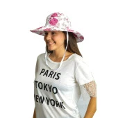 Çiçek Desenli Kadın Bermuda Şapka 1454 thumbnail 7