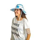 Çiçek Desenli Kadın Bermuda Şapka 1454 thumbnail 8