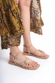 MİA026-1510 Günlük Kadın Nude Tatil Sandaleti thumbnail 5