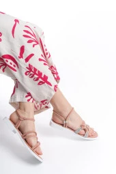 MİA026-1501 Günlük Kadın Somon Tatil Sandaleti thumbnail 4