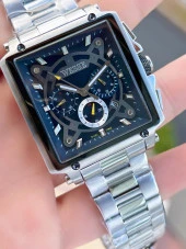 Wesse Çelik Kordon İç Fonksiyonları Aktif 5 Atm Suya Dayanıklı Erkek Kol Saati EWWG402703 thumbnail 4