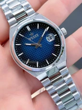 Wesse Çelik Kordon Takvimli Kadran Kararma Renk Atma Yapmaz 5 Atm Erkek Kol Saati EWWG209507 thumbnail 2