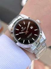 Wesse Çelik Kordon Takvimli Kadran Kararma Renk Atma Yapmaz 5 Atm Erkek Kol Saati EWWG209202 thumbnail 1