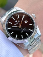 Wesse Çelik Kordon Takvimli Kadran Kararma Renk Atma Yapmaz 5 Atm Erkek Kol Saati EWWG209202 thumbnail 4